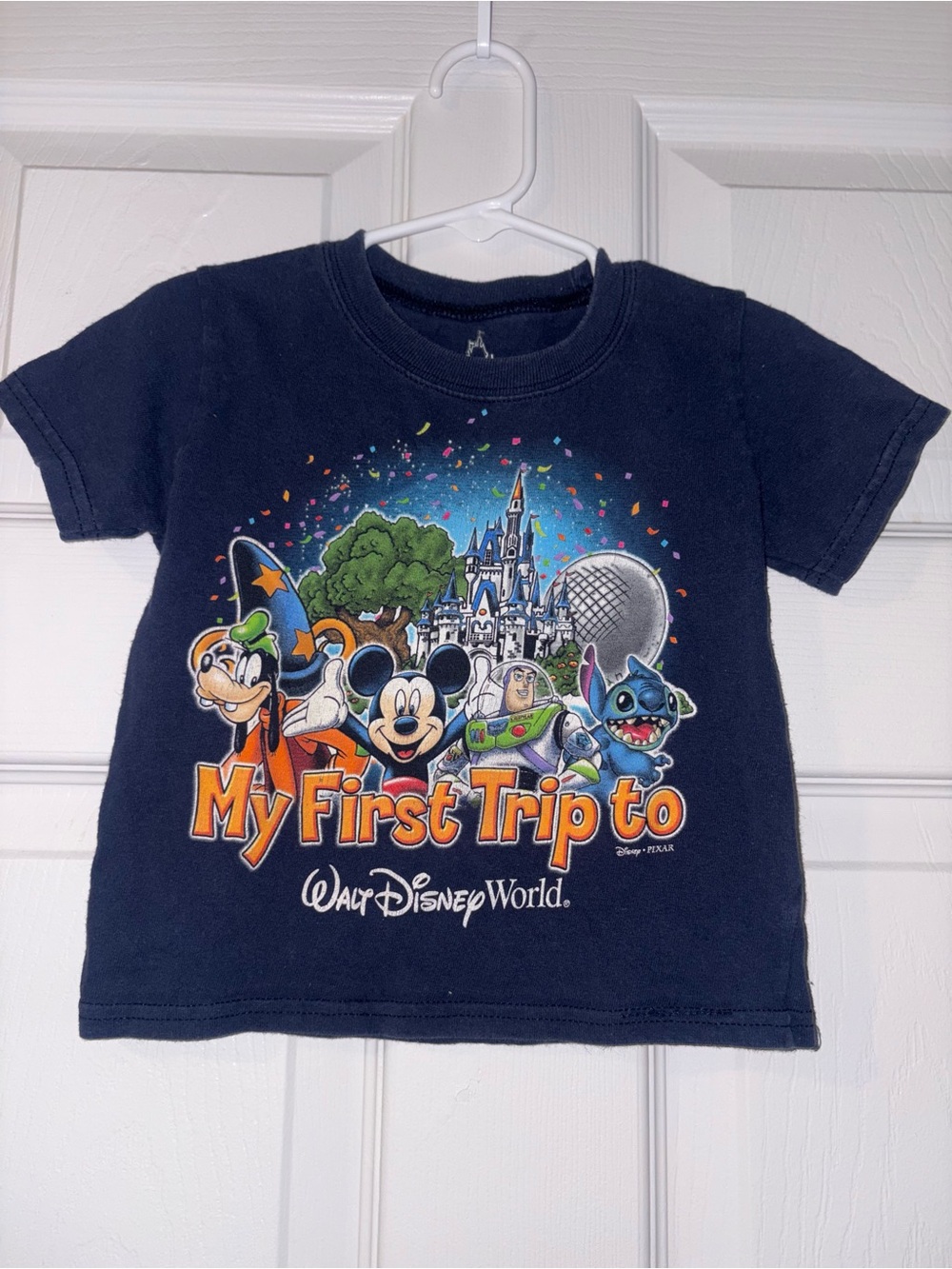 Disneyland Resort Boys My First Trip To Walt Disney World Navy Shirt Size 2T